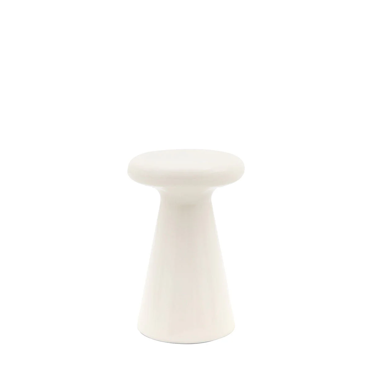 Pavia Side Table Cream/ Concrete - Image 2