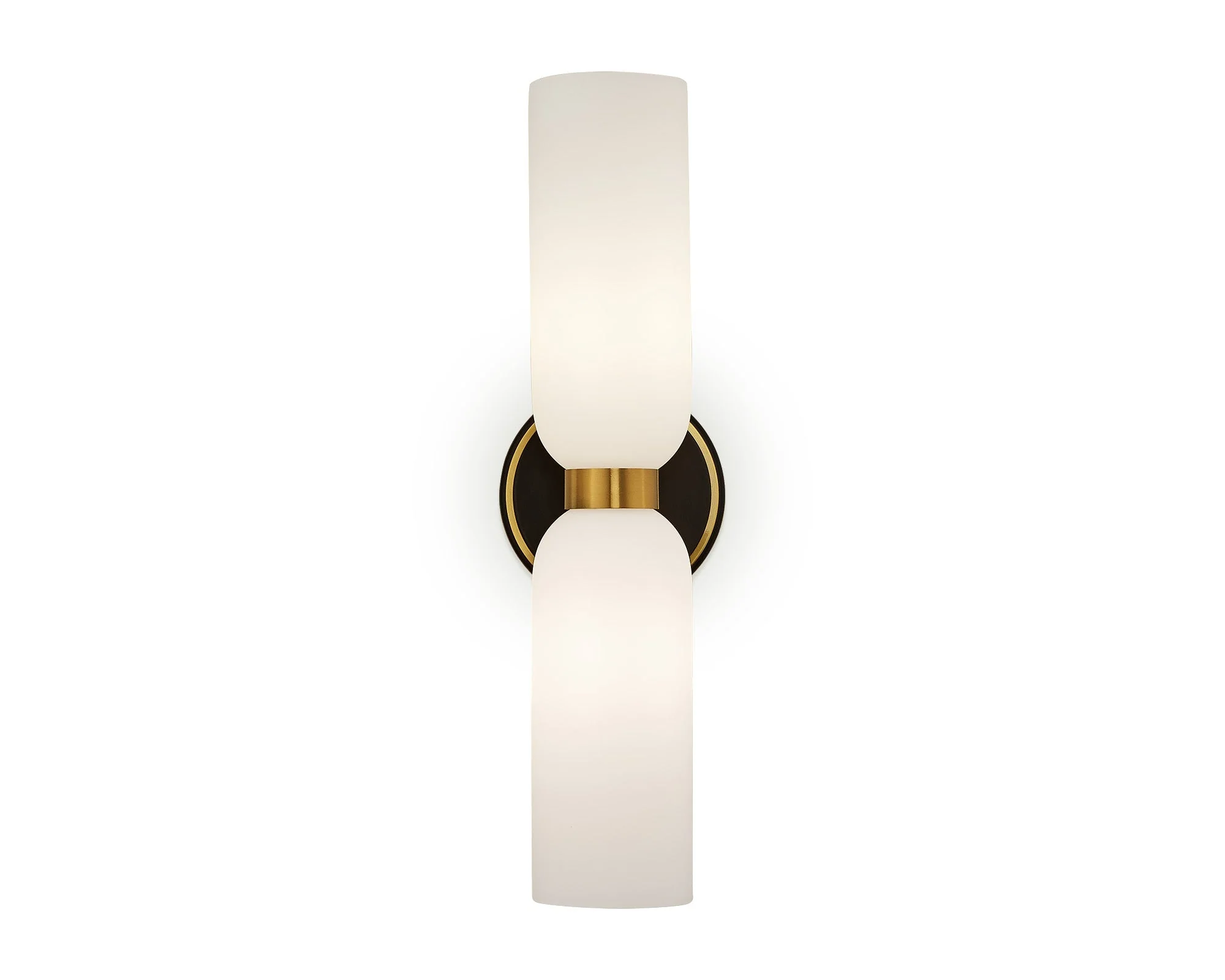 Pawson Wall Light - White, Black &amp; Brass G9 - Image 3