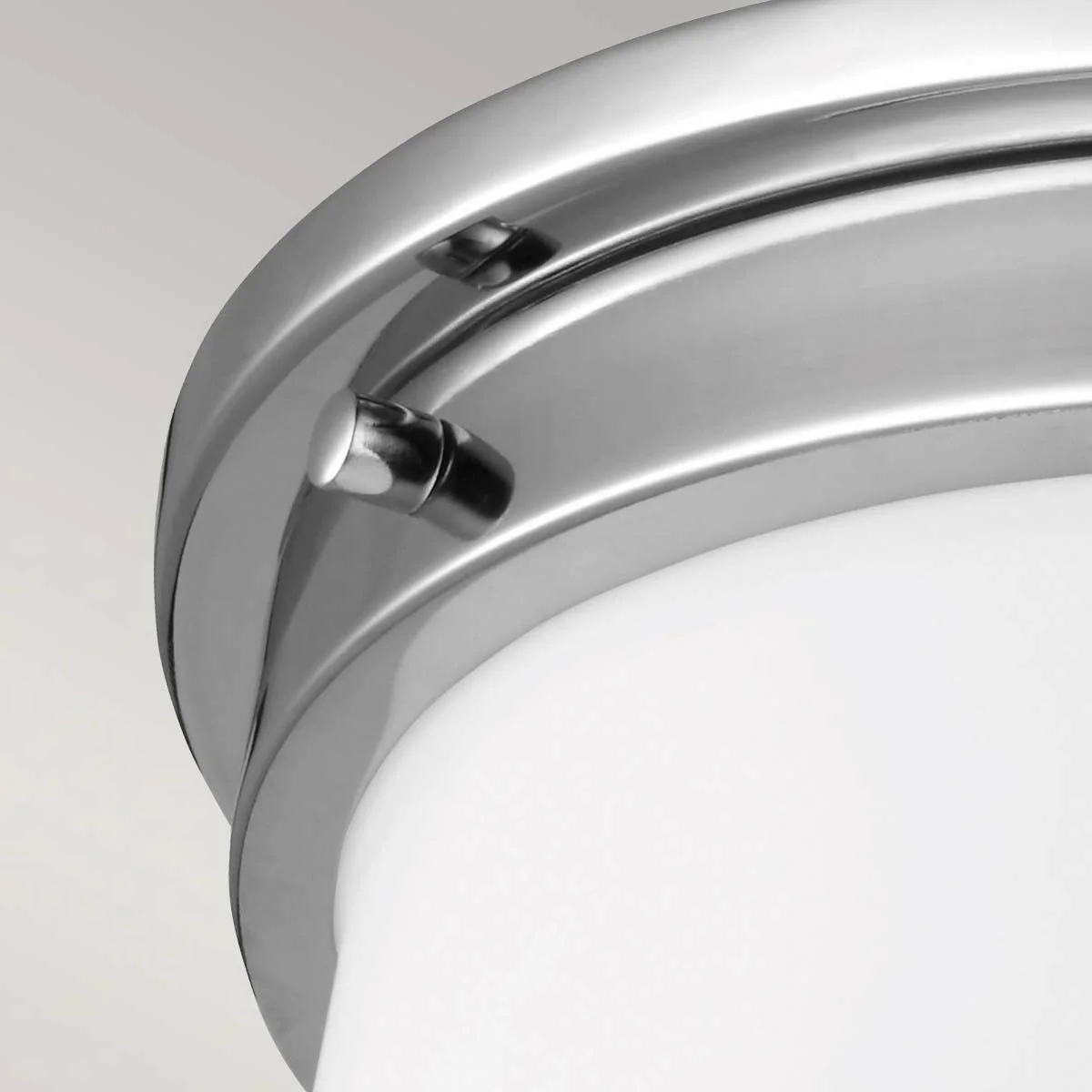 Payne 2Lt Flush Ceiling Light IP44 – Polished Chrome - Image 2