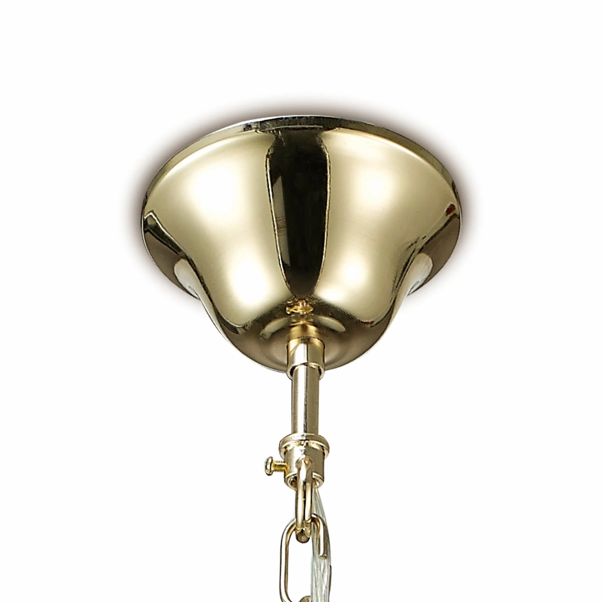 Payton 1 Light Hexagonal Pendant French Gold/Polished Chrome/Clear Glass - Image 7
