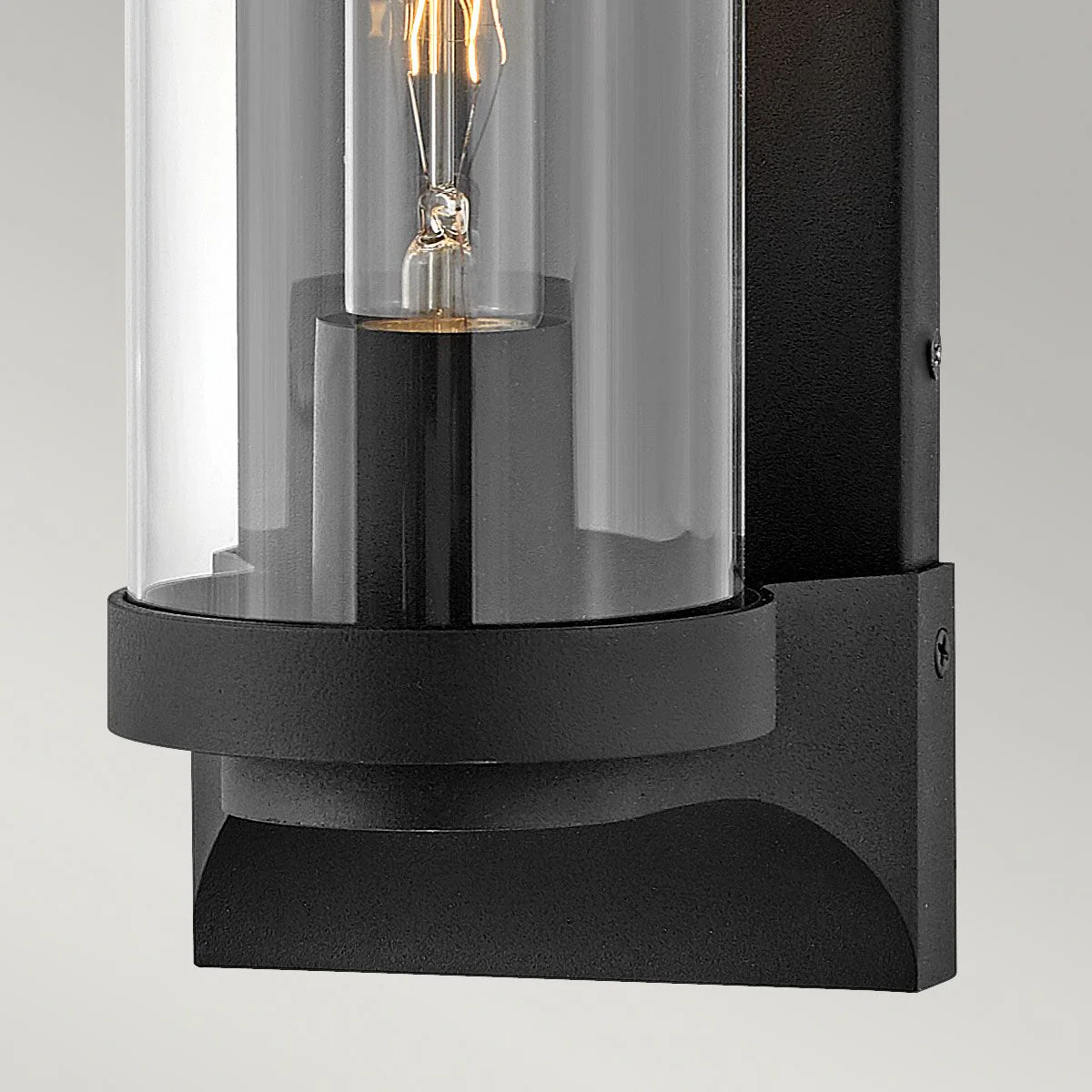 Pearson 1 Light Medium Wall Lantern - Burnished Bronze/Textured Black E27 IP44 - Image 10
