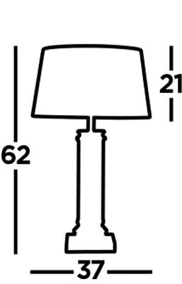 Pedestal Table Lamp - Various Finishes - Image 2