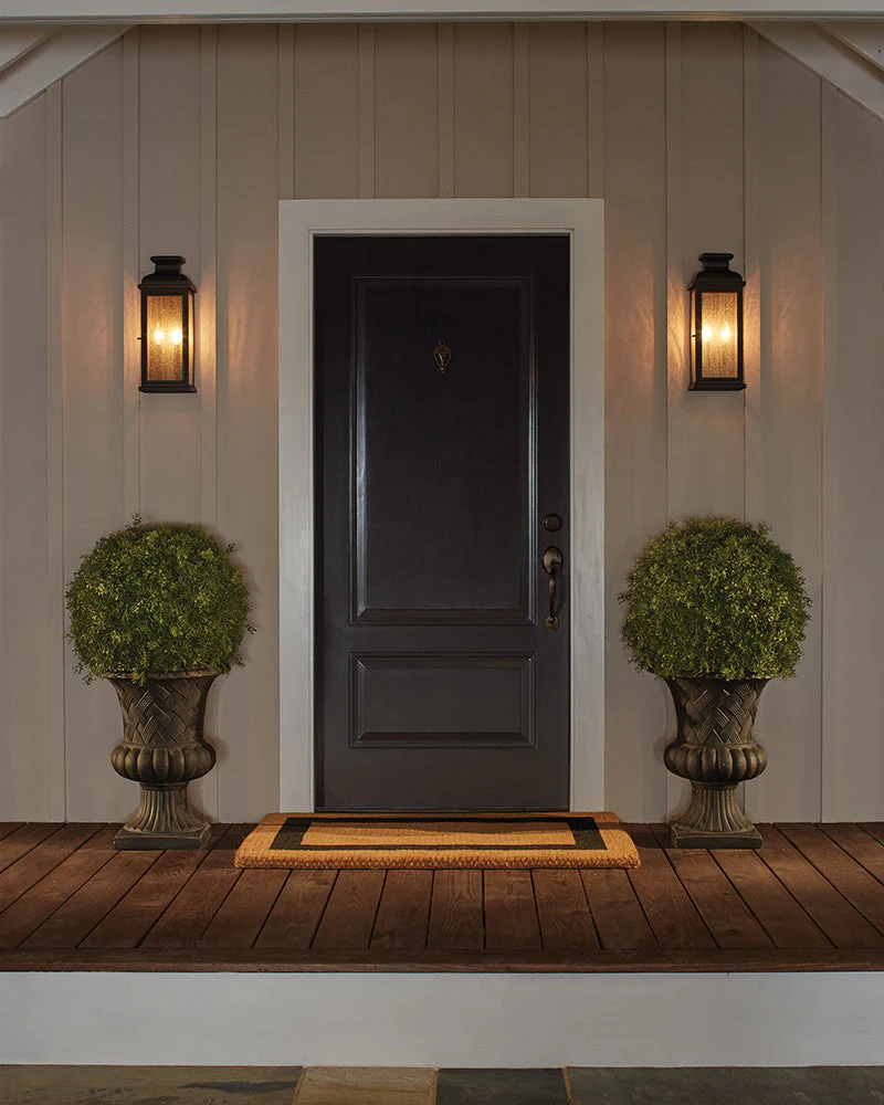 Pediment 2Lt  Wall Lantern - Dark Aged Copper Finish - Image 8