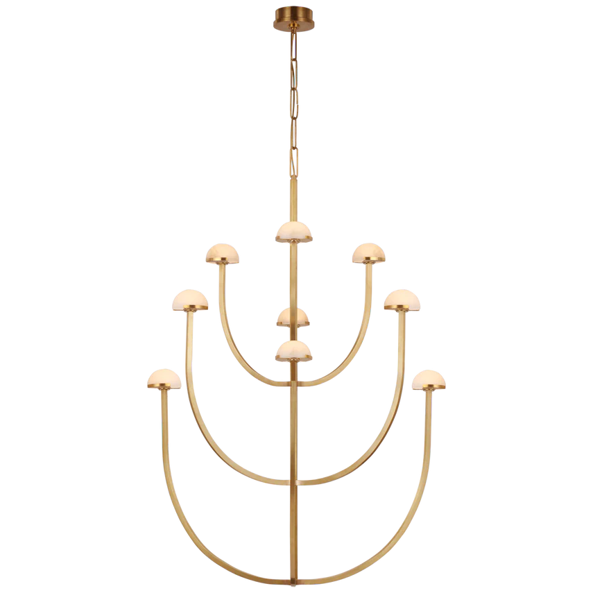 Pedra Large Two-Tier Chandelier- Various Finishes & Sizes - Image 2