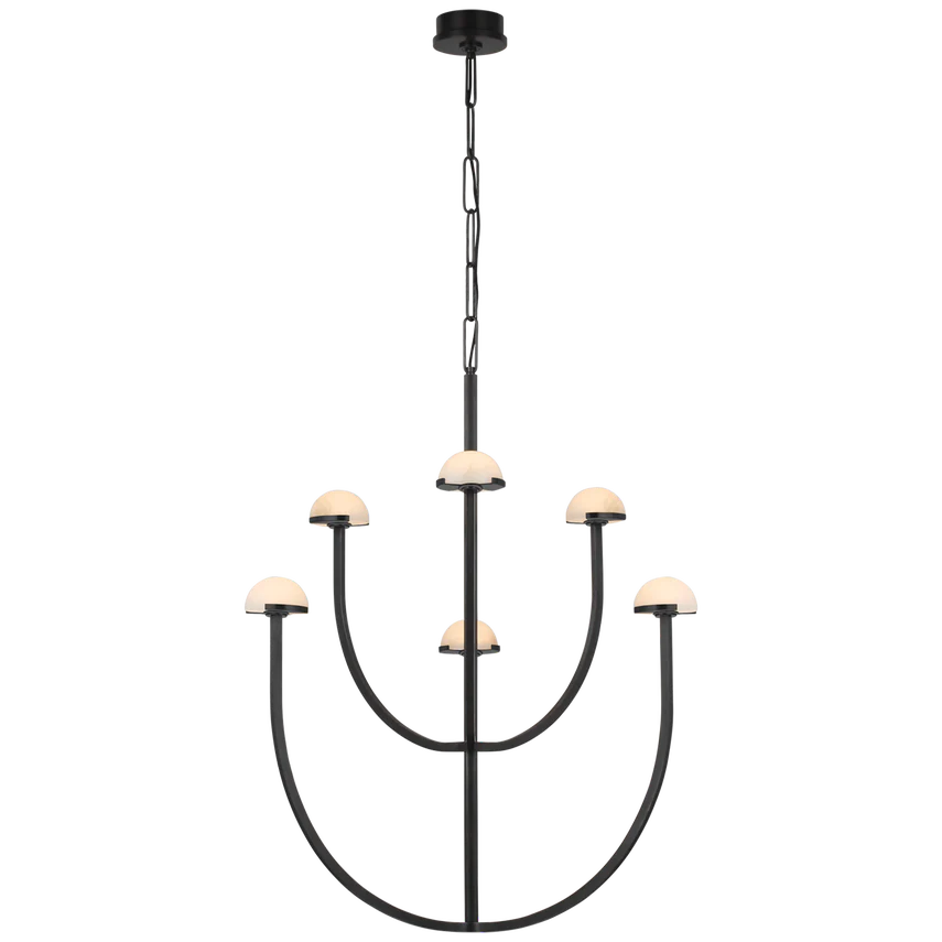 Pedra Large Two-Tier Chandelier- Various Finishes & Sizes - Image 3
