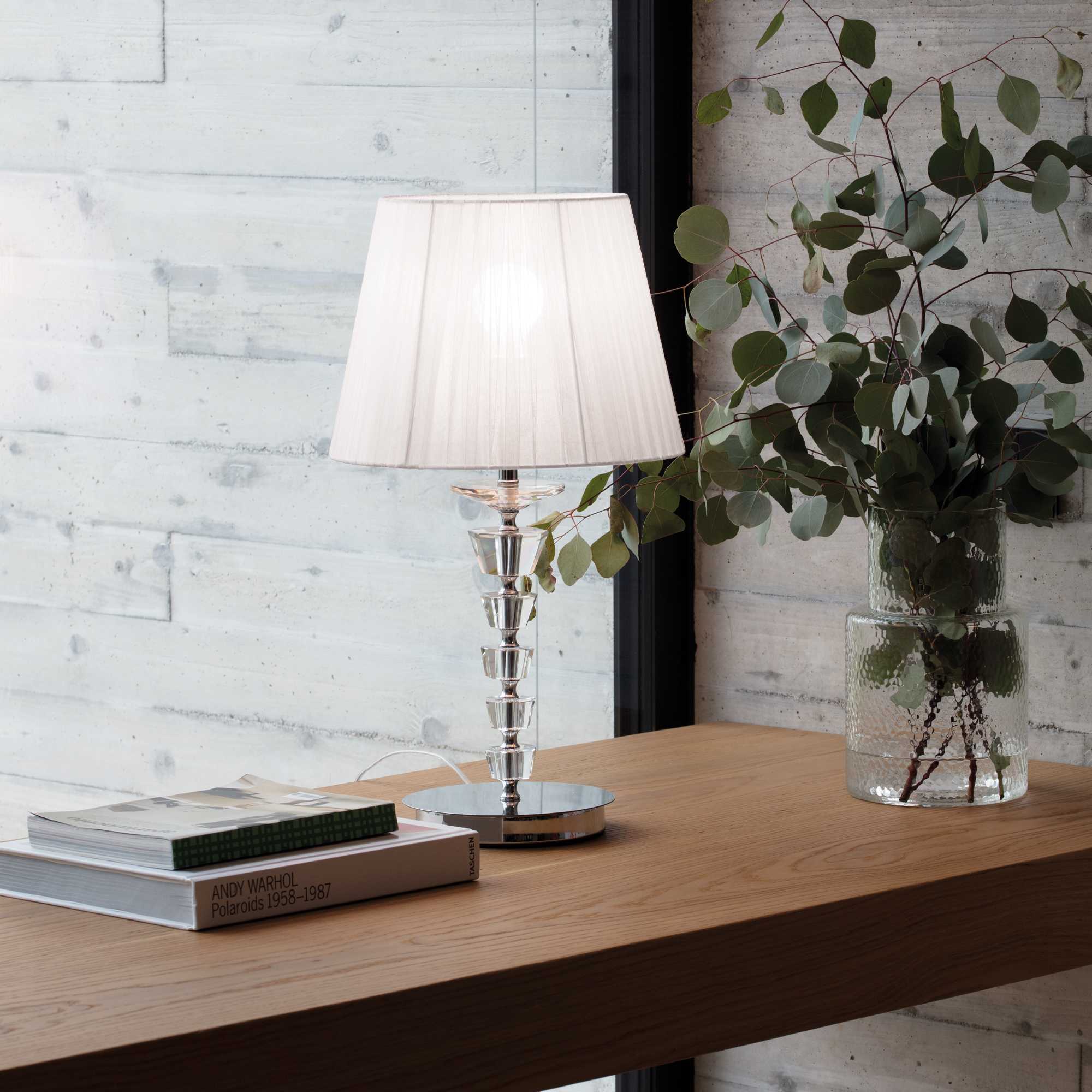 Pegaso Table Lamp - Chrome/Brass Finish - Image 4