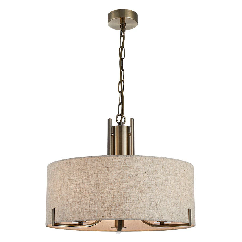 Peillon 3/5Lt Pendant C/W Shade In Various Finishes - Image 2