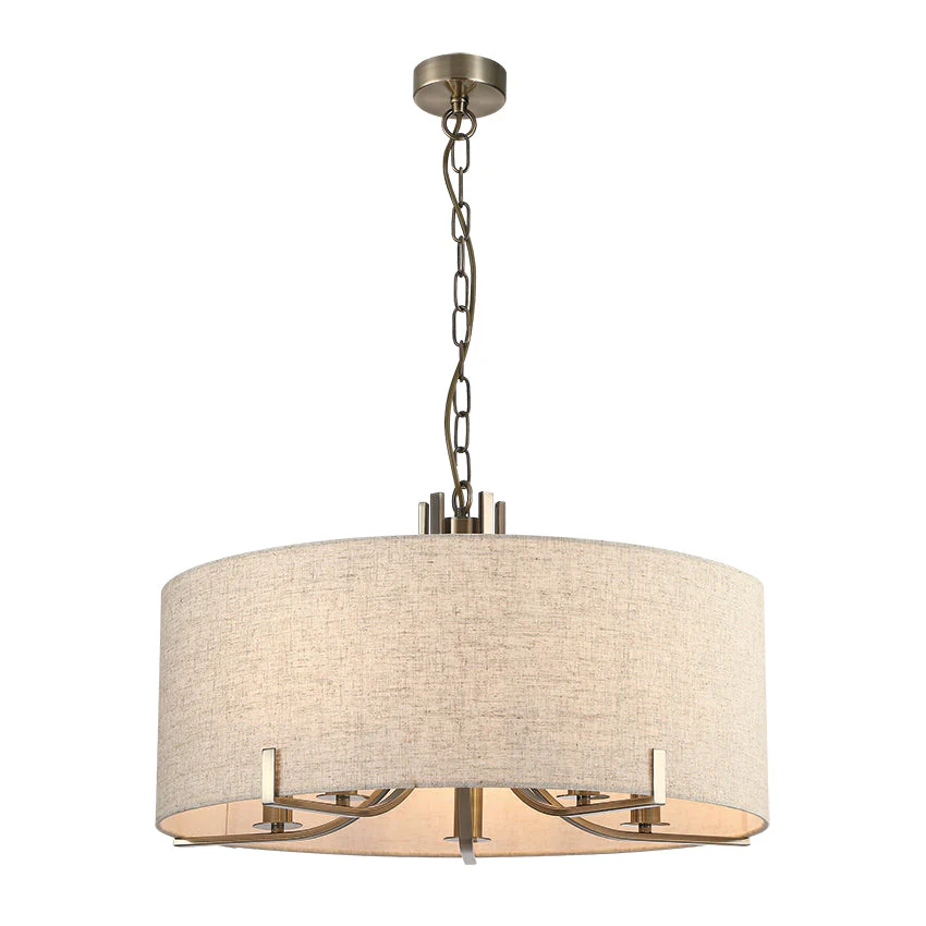 Peillon 3/5Lt Pendant C/W Shade In Various Finishes - Image 5