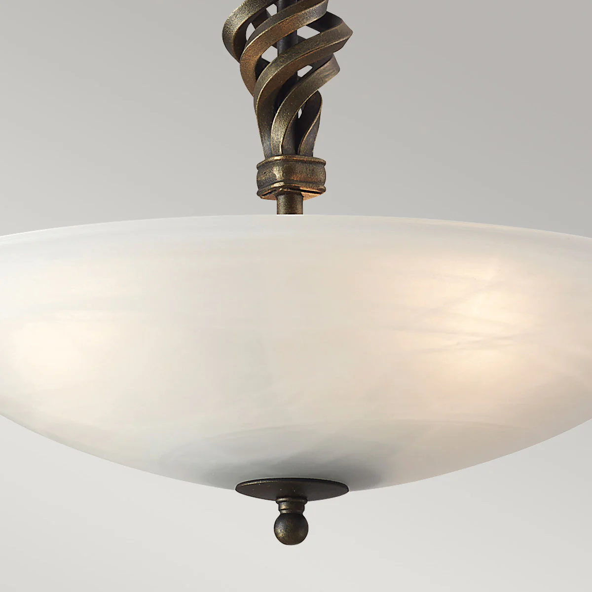 Pembroke 3 Light Semi-Flush - Black/ Black & Gold - Image 9