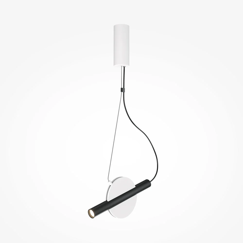 Enigma Pendant Lamp - Brass/White Finish - Image 5