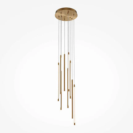 Pendant Lamp Light Stick - Brass/ Black Finish