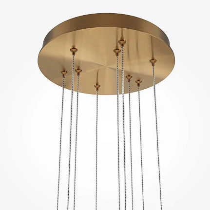 Pendant Lamp Light Stick - Brass/ Black Finish - Image 4