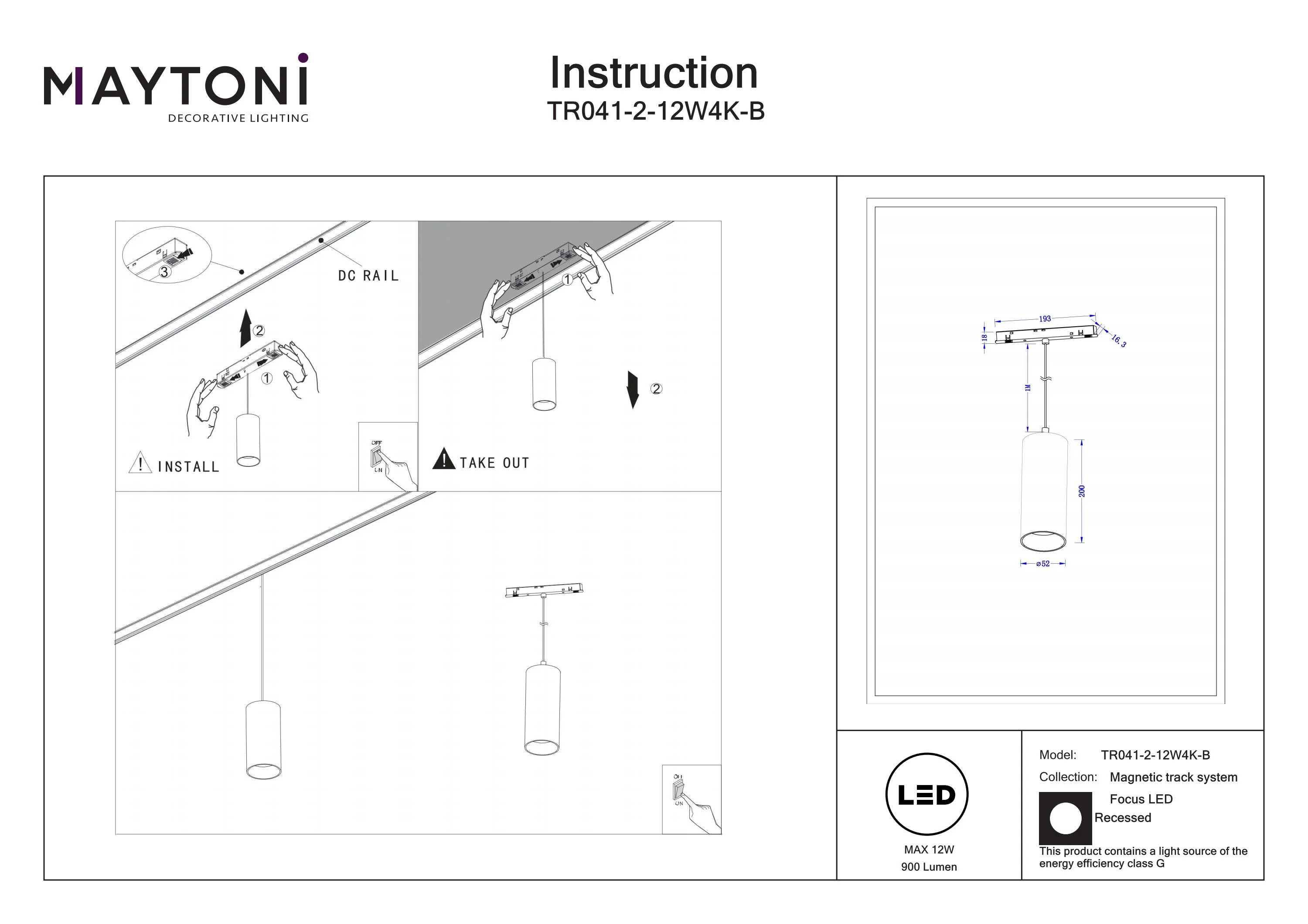 Pendant track luminaire Focus Led Exility 12W 36° - Image 27