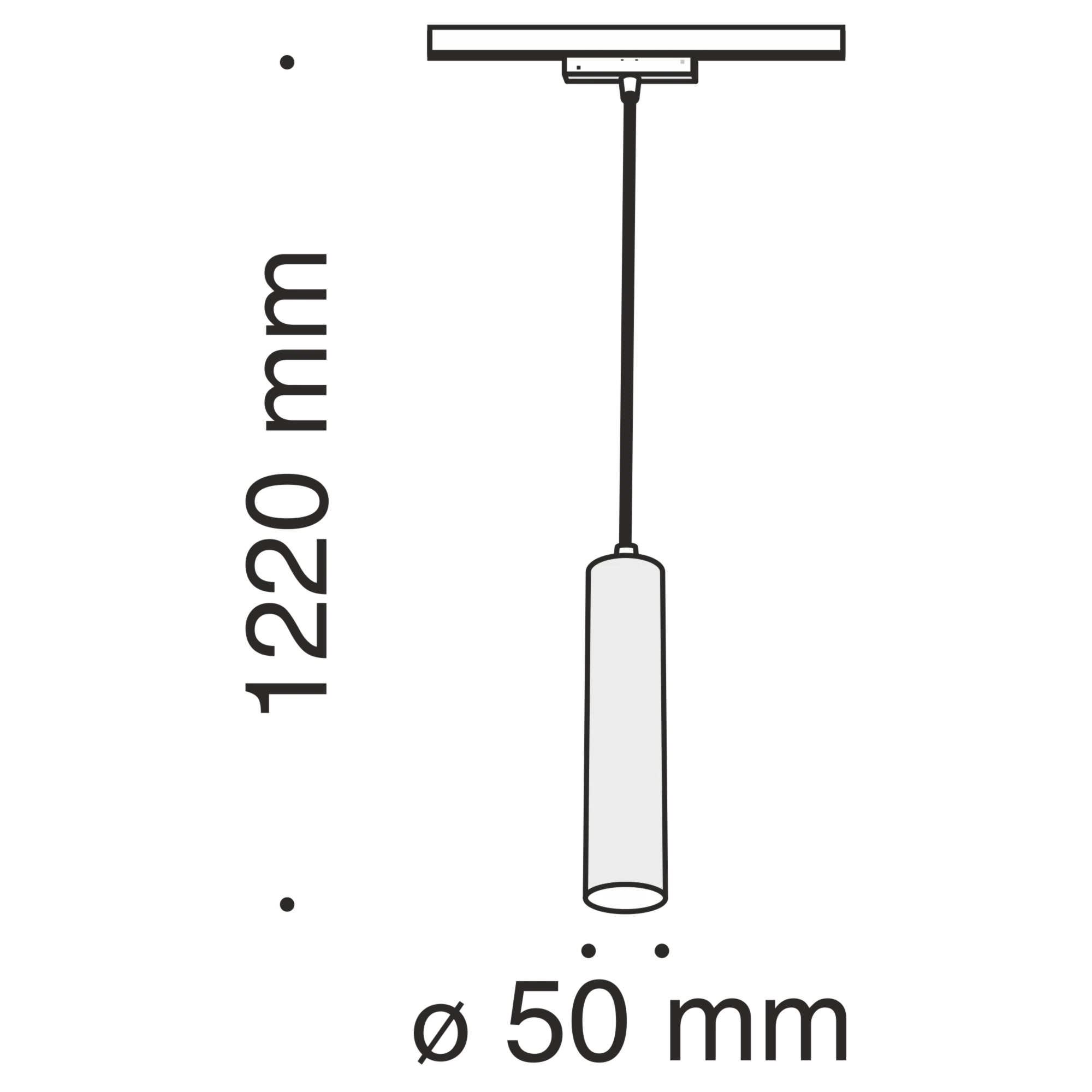 Pendant track luminaire Focus Led S35 12W 24° - Image 4