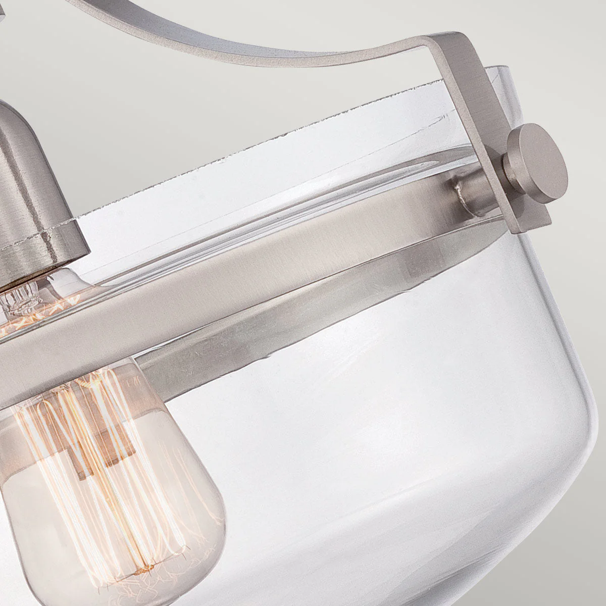 Penn Station 1 Light Semi-Flush - In Various Finishes - Image 10