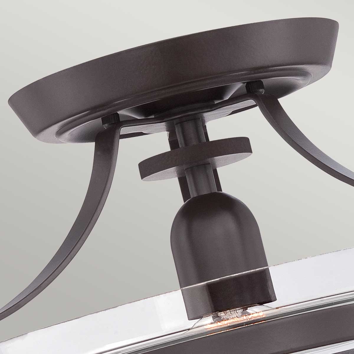 Penn Station 1 Light Semi-Flush - In Various Finishes - Image 13