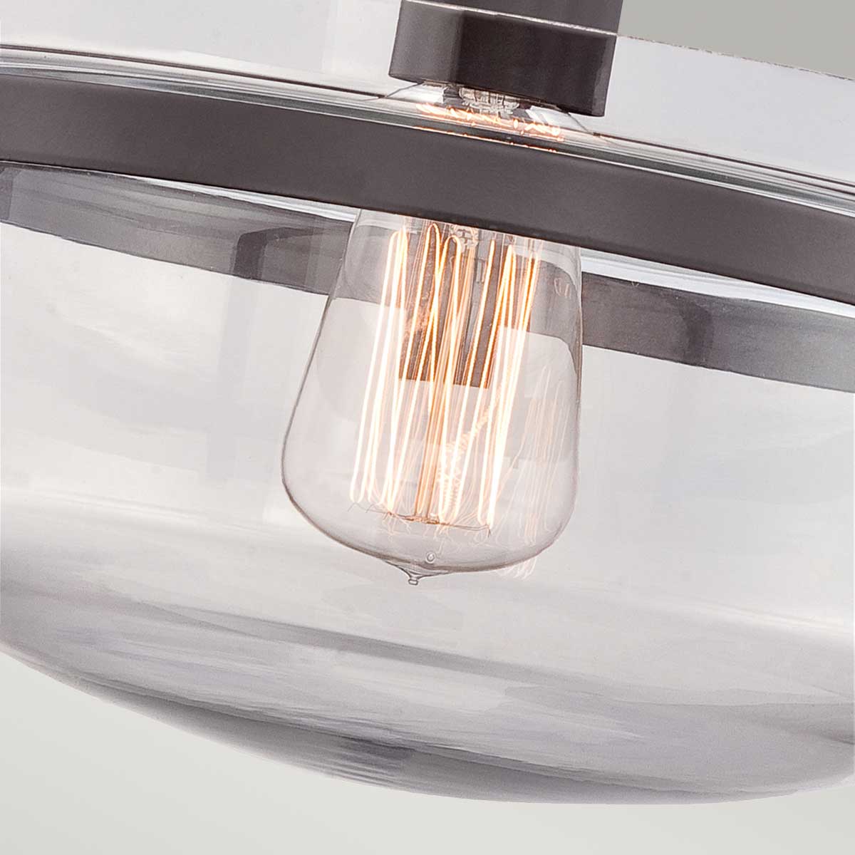 Penn Station 1 Light Semi-Flush - In Various Finishes - Image 15
