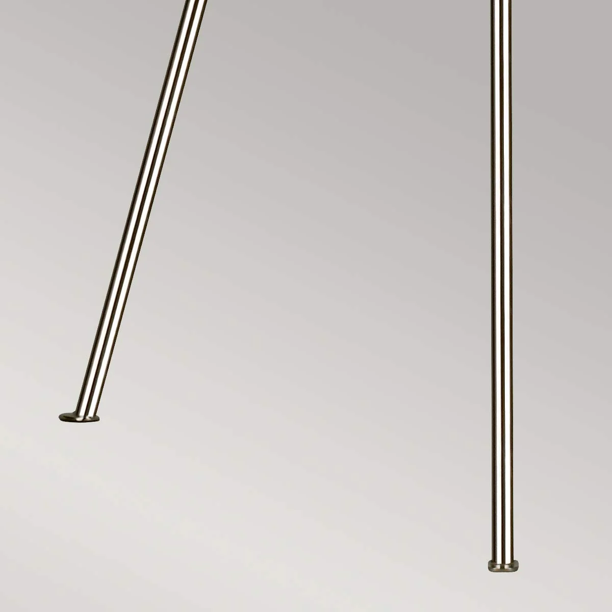 Penny 1 Light Floor Lamp - Burnished Brass/Polished Nickel with White Shade E27 - Image 12
