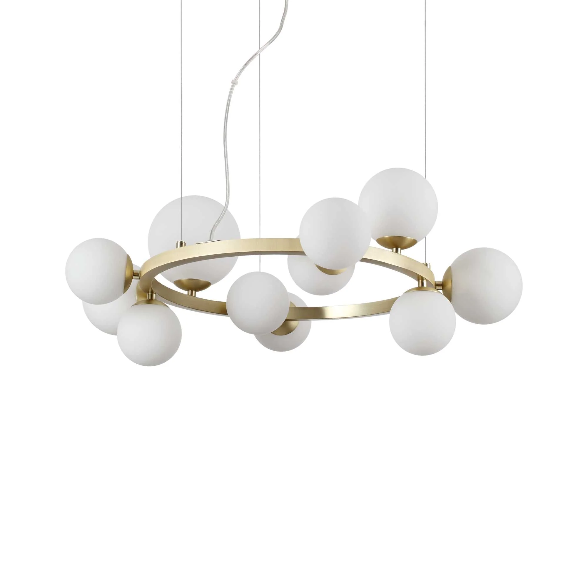 Perlage 11/14Lt Centre Ceiling Light - Brass/Black Finish - Image 2