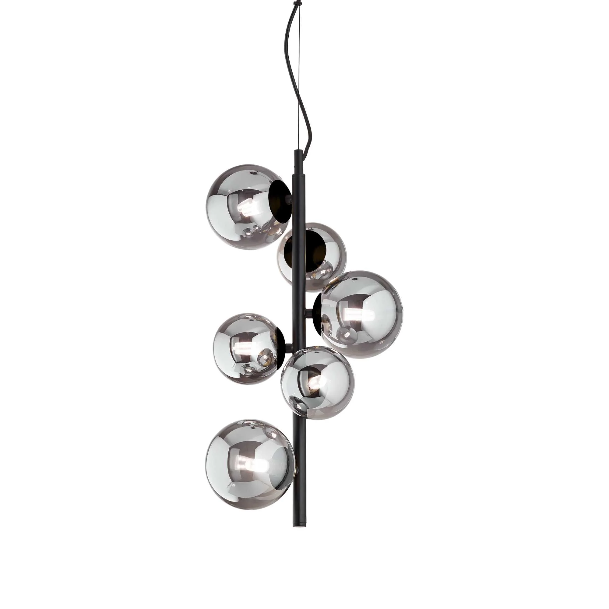 Perlage Centre Ceiling Light Fitting - Brass/Black Finish - Image 3