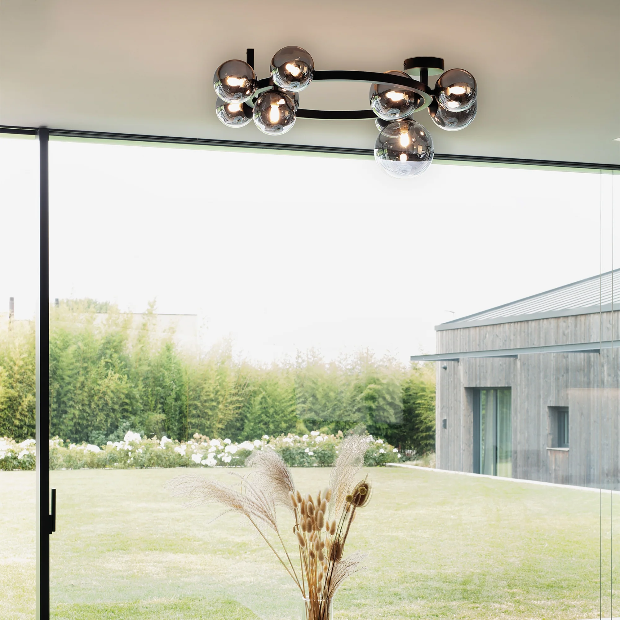 Perlage 10lt Semi Flush Ceiling Light - Image 4