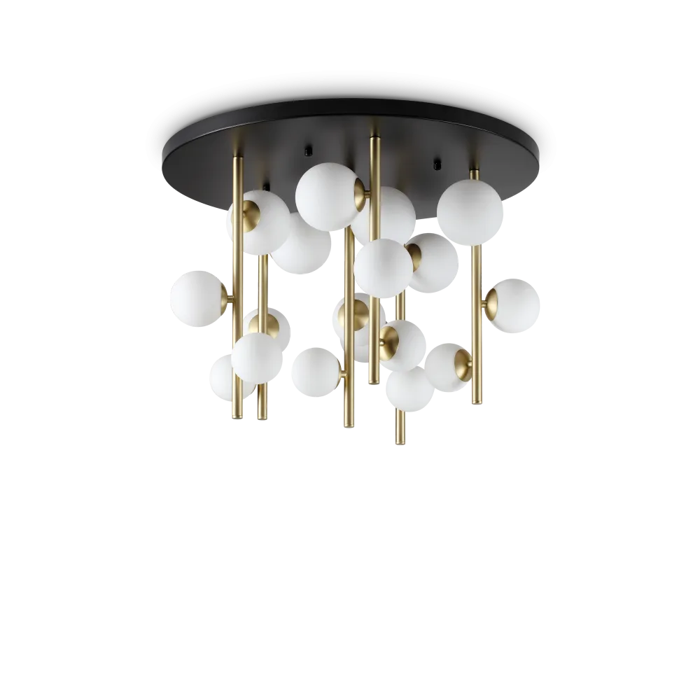 Perlage 9/18Lt Semi Flush Ceiling Light - Image 6