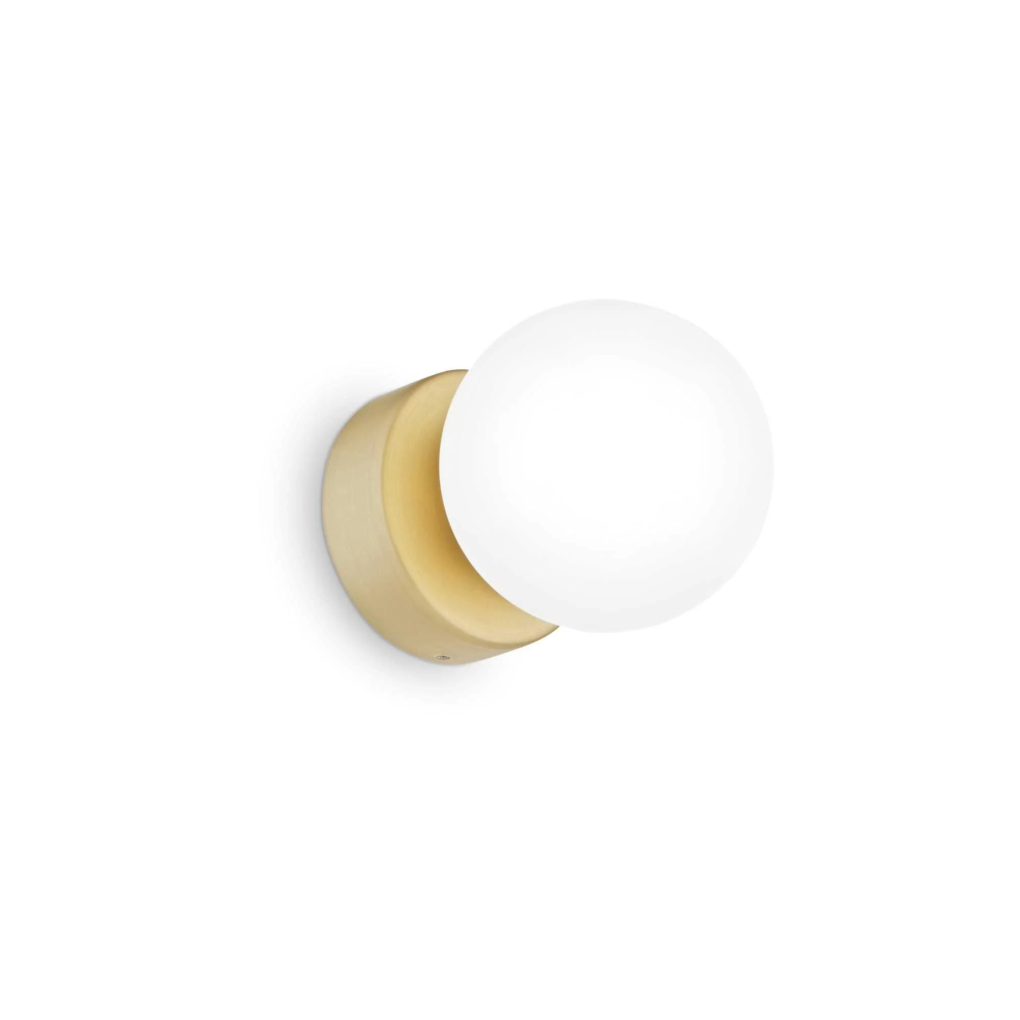 Perlage Wall Light Fitting - Amber/ Brass/Black Finish - Image 2