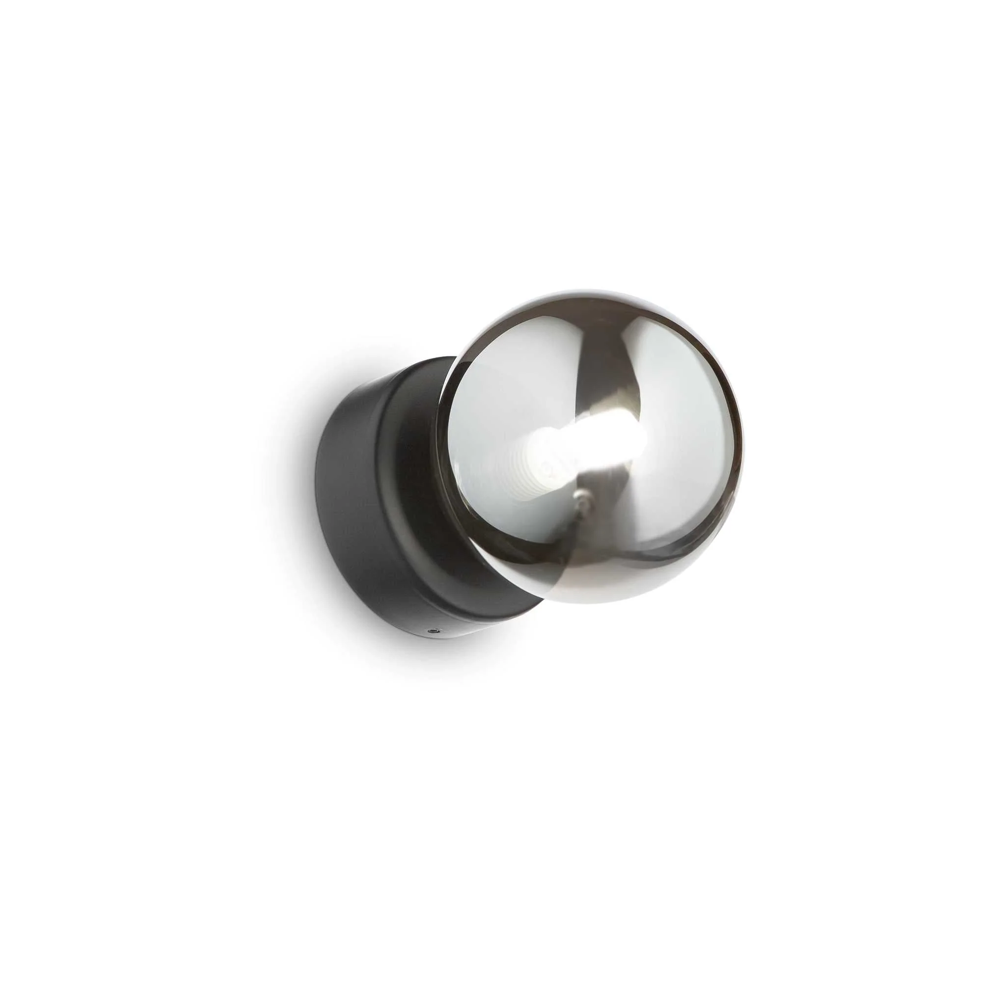 Perlage Wall Light Fitting - Amber/ Brass/Black Finish - Image 3