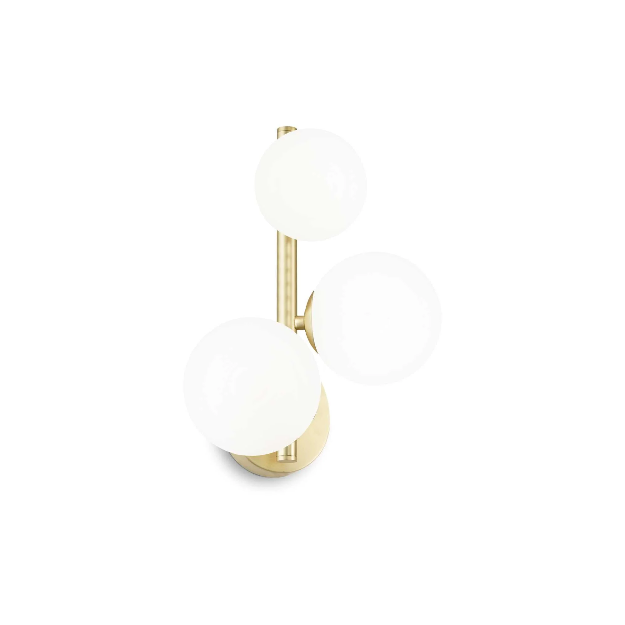Perlage Wall Light Fitting - Amber/ Brass/Black Finish - Image 4