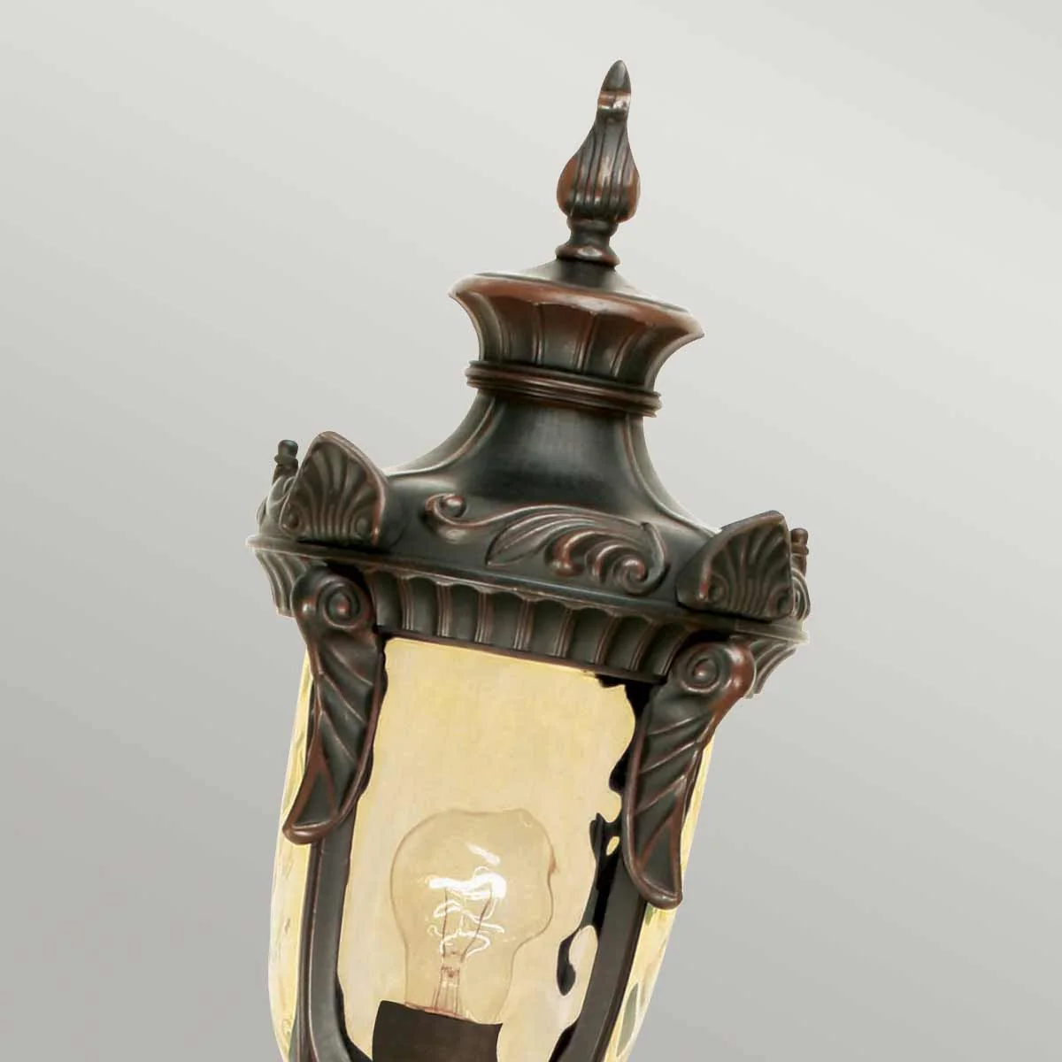 Philadelphia 1/3Lt Pillar - Old Bronze IP44 E27 - Image 3