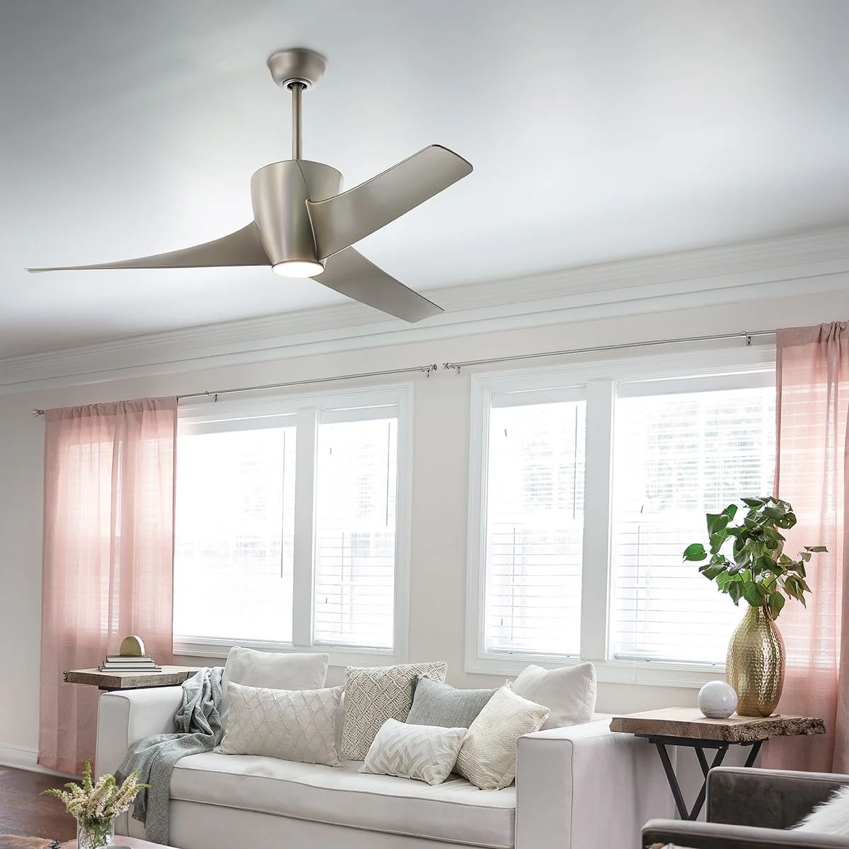 Phree - 56in / 142cm Fan - Brushed Nickel or White - Image 7