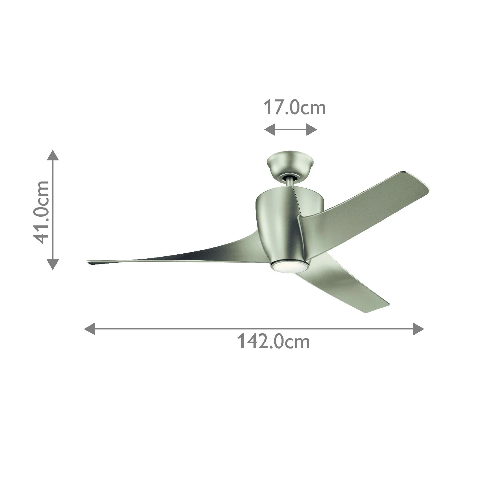 Phree - 56in / 142cm Fan - Brushed Nickel or White - Image 8