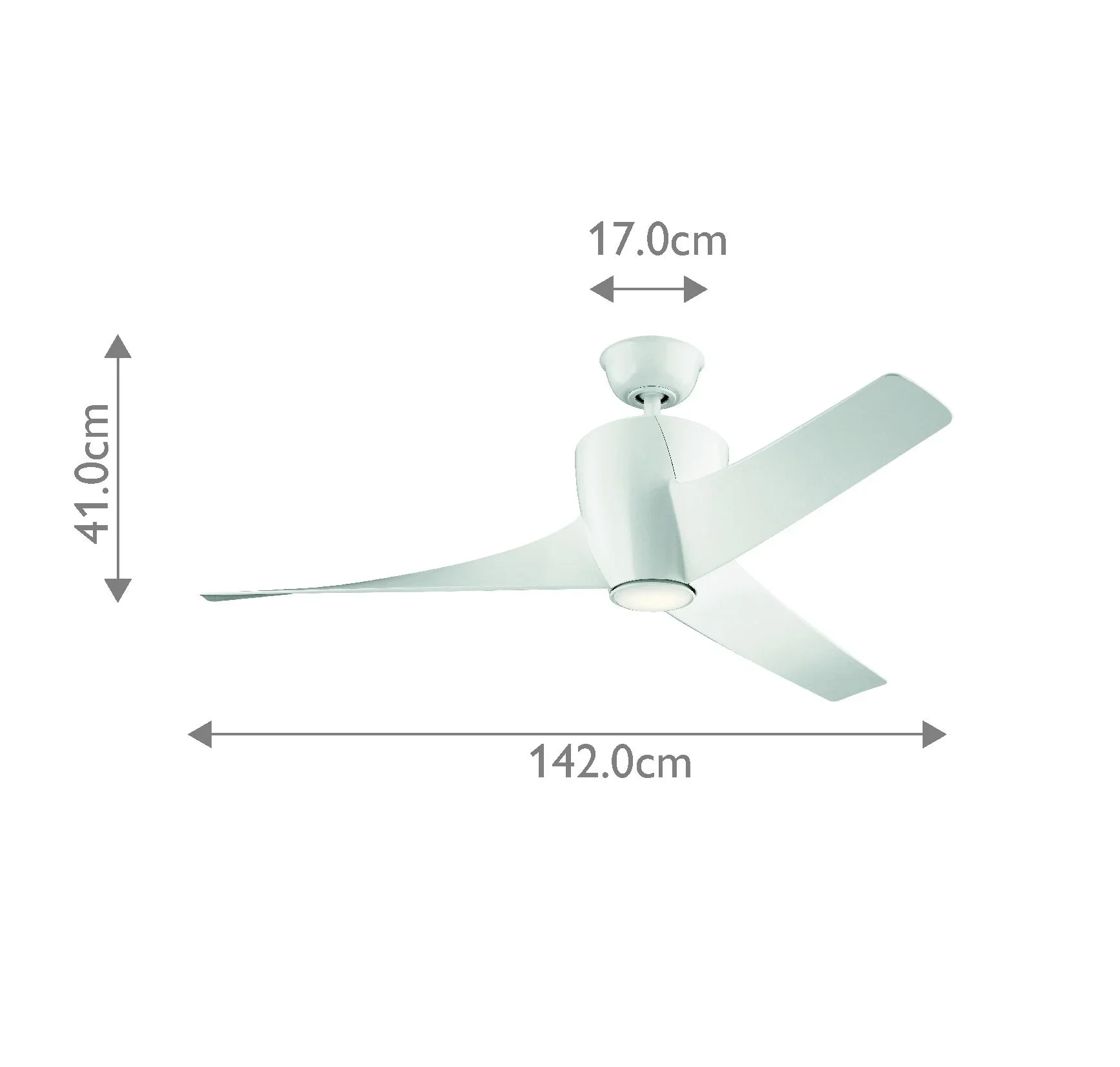 Phree - 56in / 142cm Fan - Brushed Nickel or White - Image 9