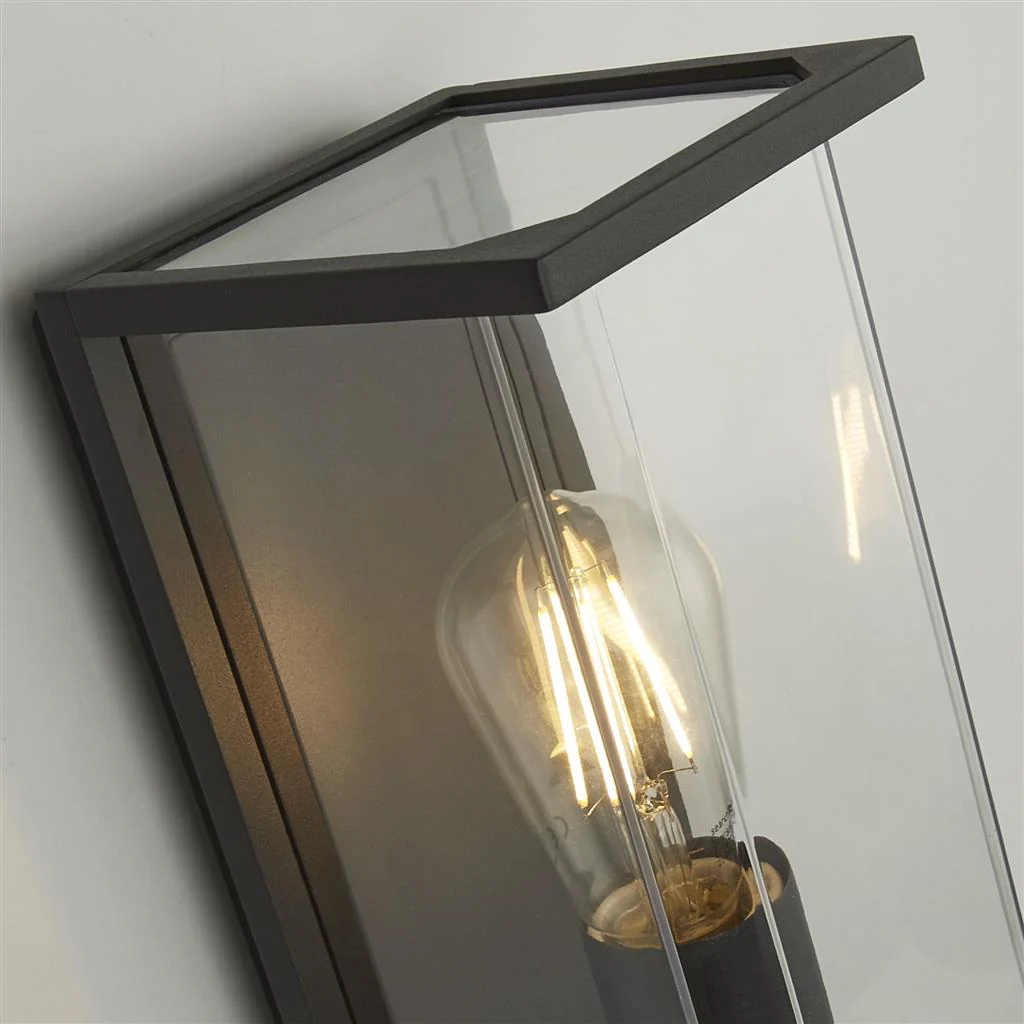 Picadilly Outdoor Wall Light IP44 - Grey Metal - Image 2