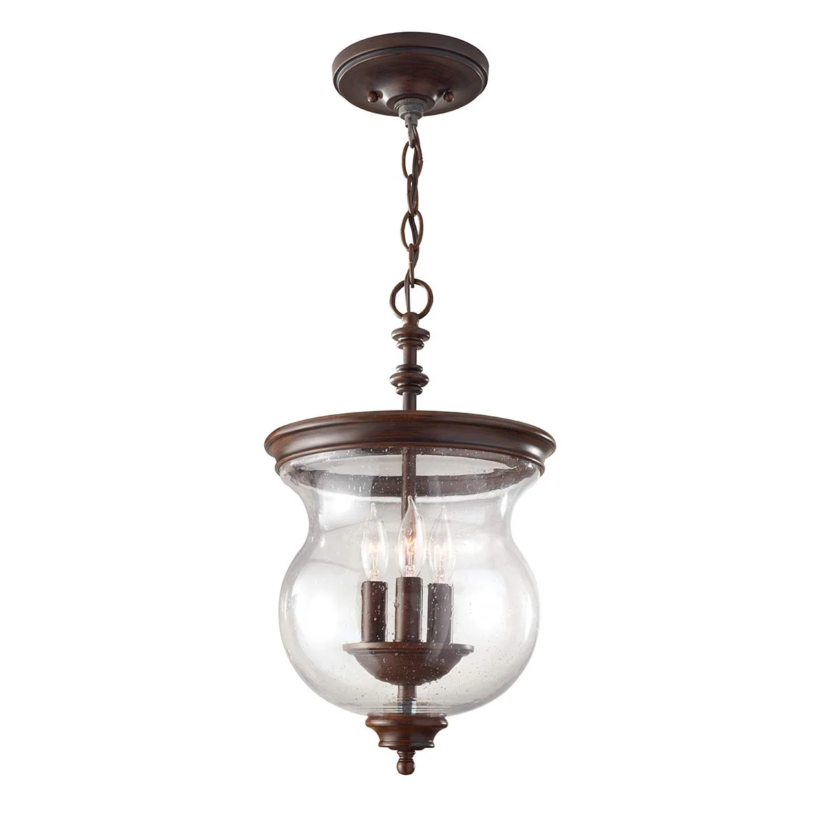 Pickering Lane 3 Light Semi-Flush - In Various Finishes - Image 11