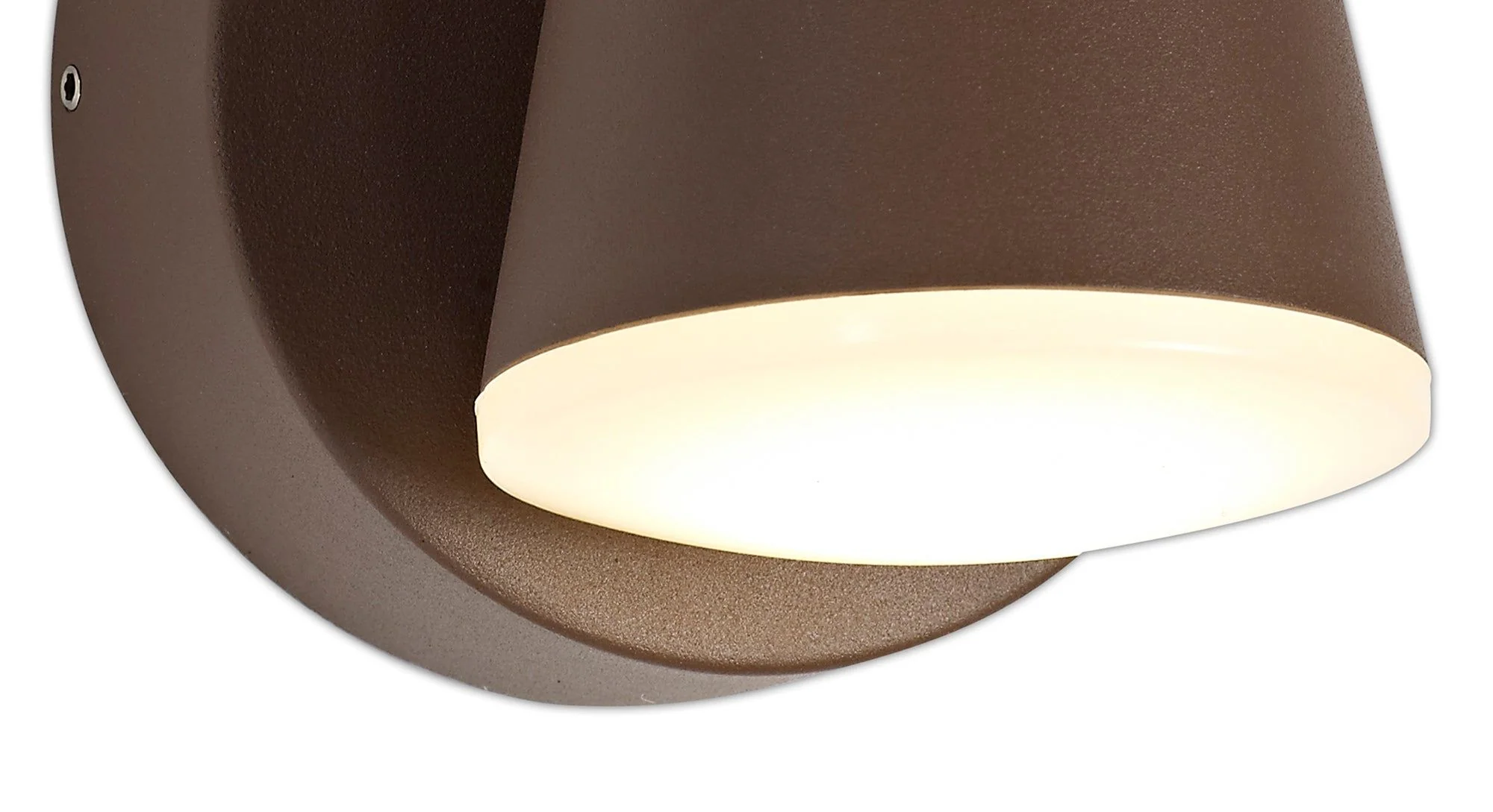 Pierre Wall Lamp, 2 x 6W LED, 3000K, 590lm, IP54, Dark Brown, 3yrs Warranty - Image 2