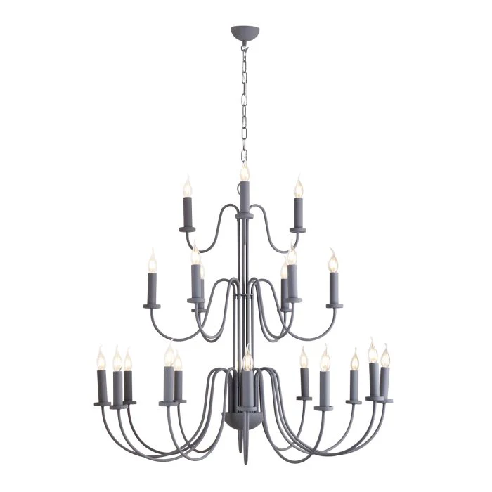 Pigalle 21 Light Armed Pendant Bespoke Fitting Only - Various Finishes