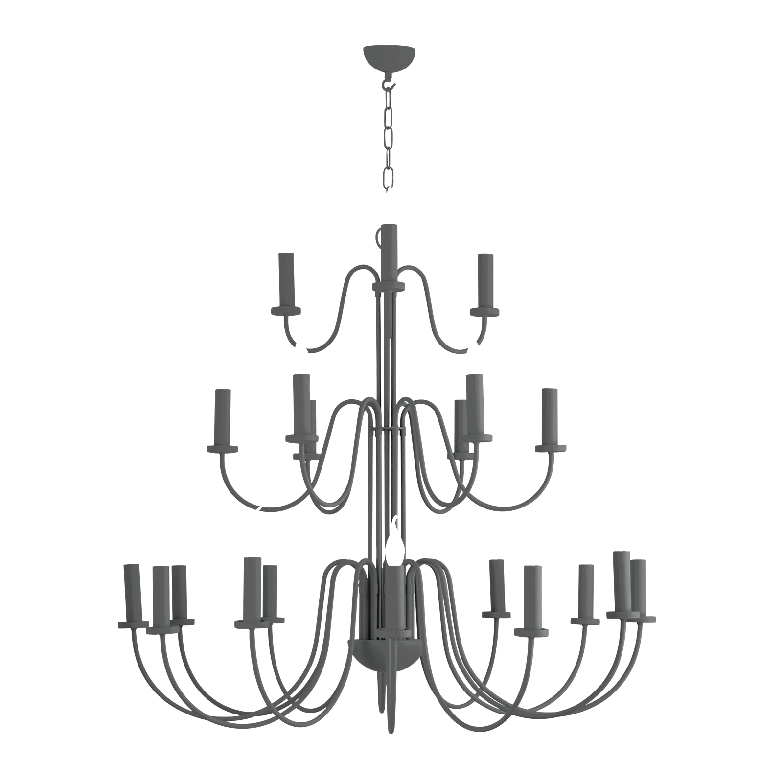 Pigalle 21 Light Armed Pendant Bespoke Fitting Only - Various Finishes - Image 10