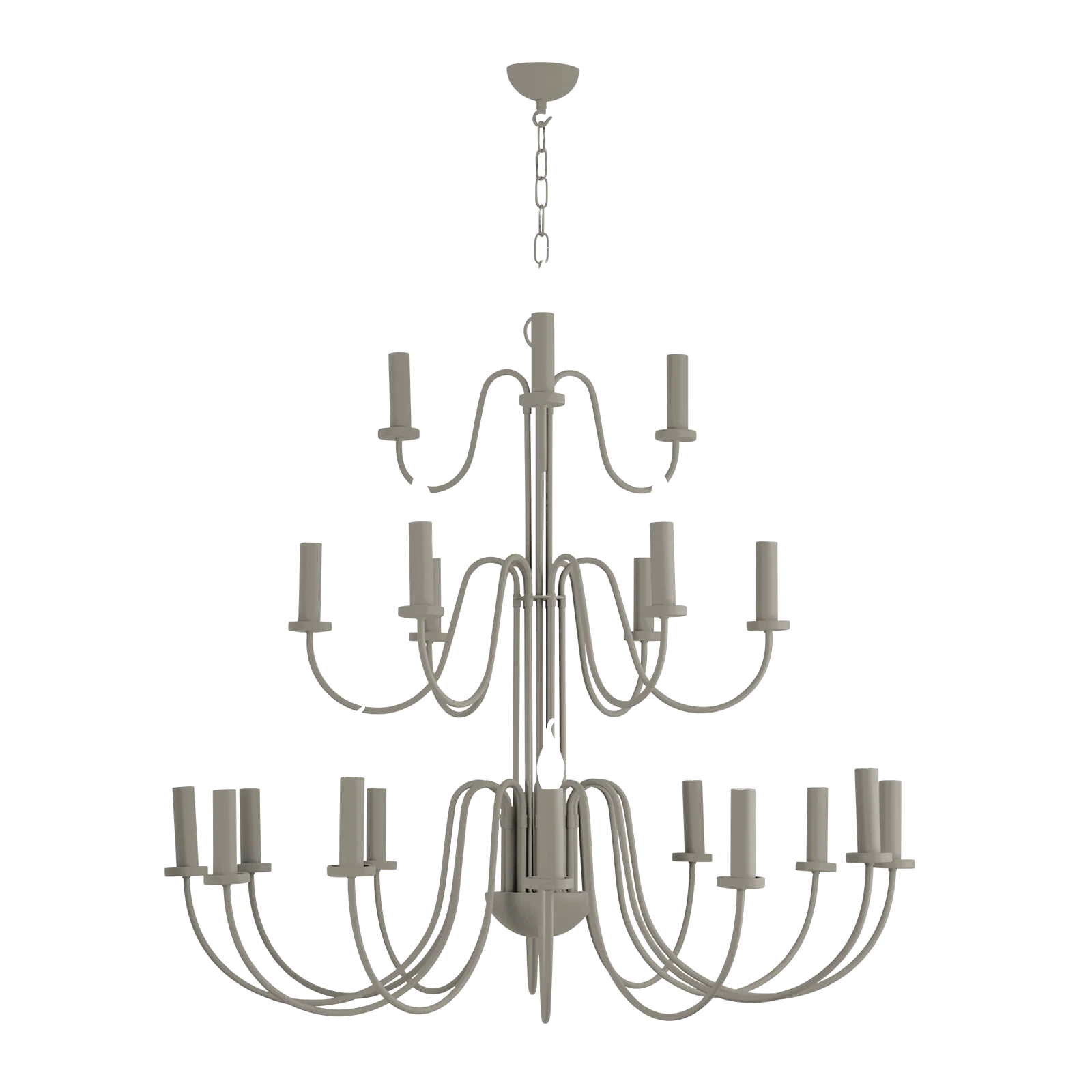 Pigalle 21 Light Armed Pendant Bespoke Fitting Only - Various Finishes - Image 11
