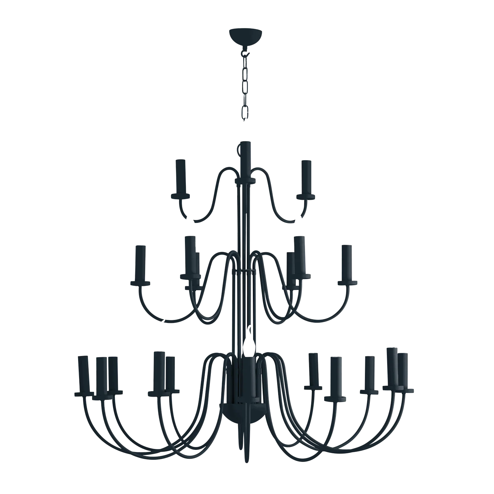Pigalle 21 Light Armed Pendant Bespoke Fitting Only - Various Finishes - Image 13