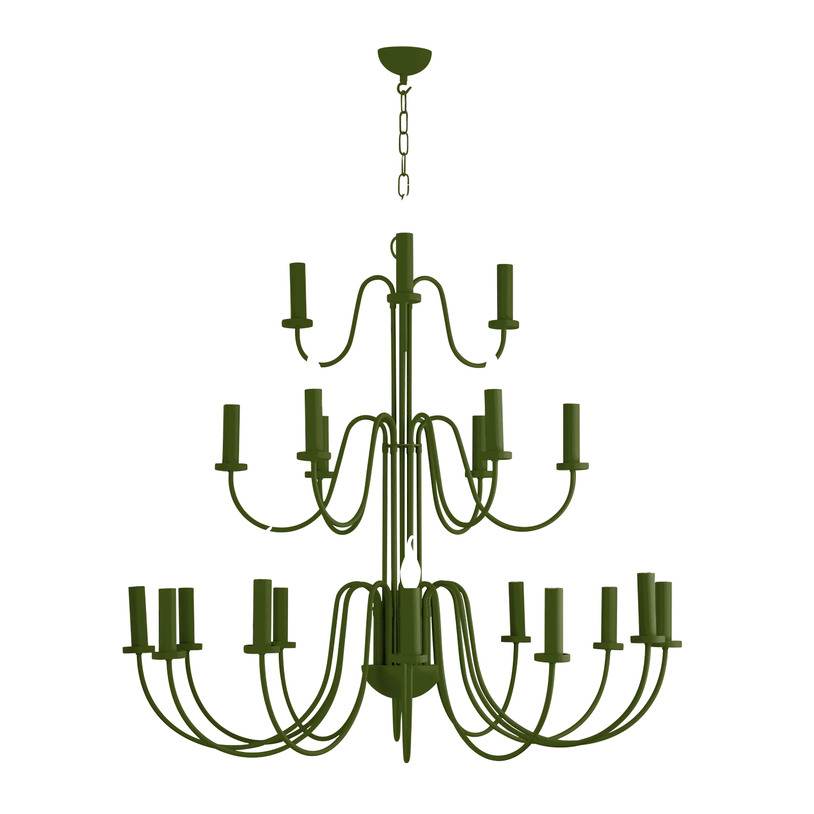 Pigalle 21 Light Armed Pendant Bespoke Fitting Only - Various Finishes - Image 14