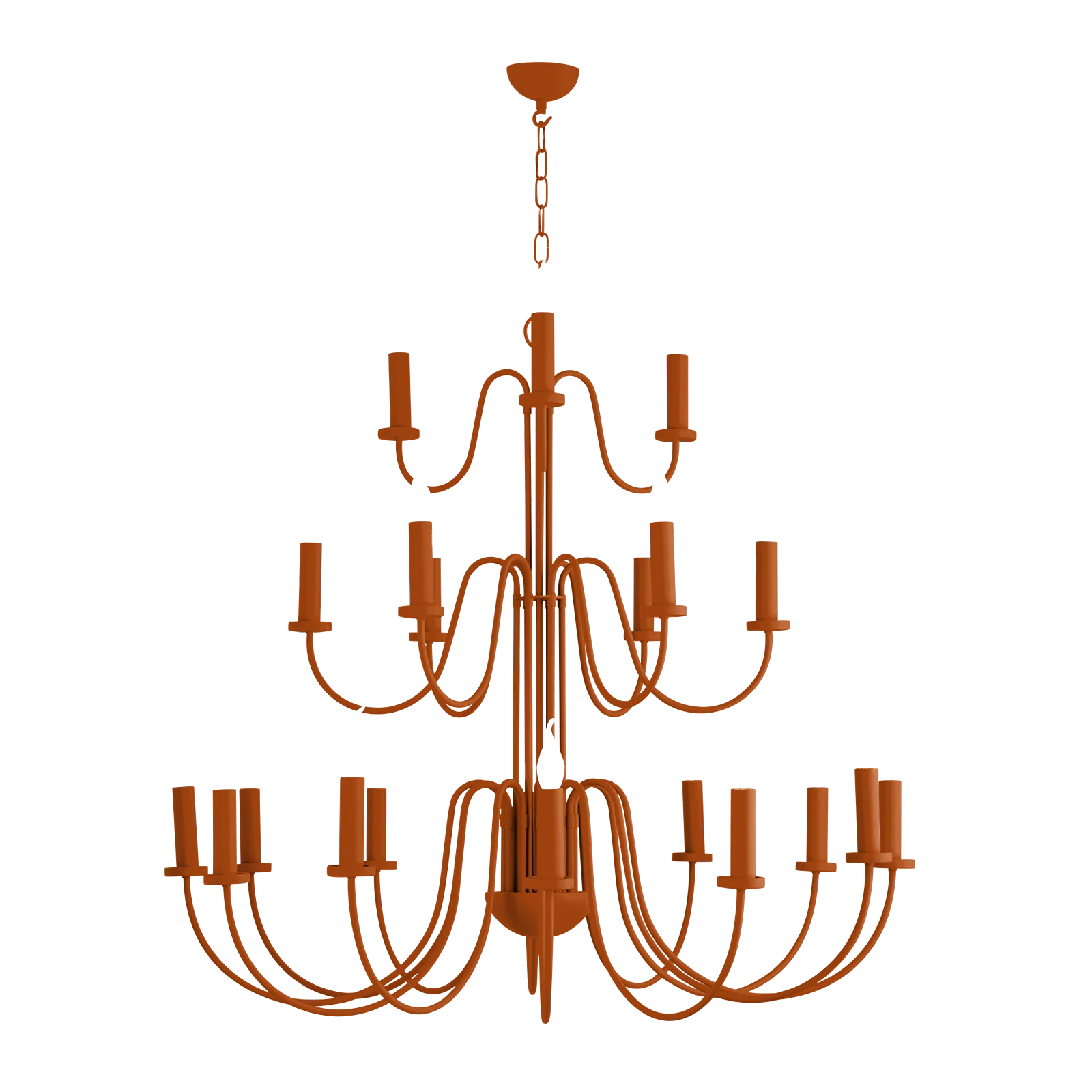 Pigalle 21 Light Armed Pendant Bespoke Fitting Only - Various Finishes - Image 15