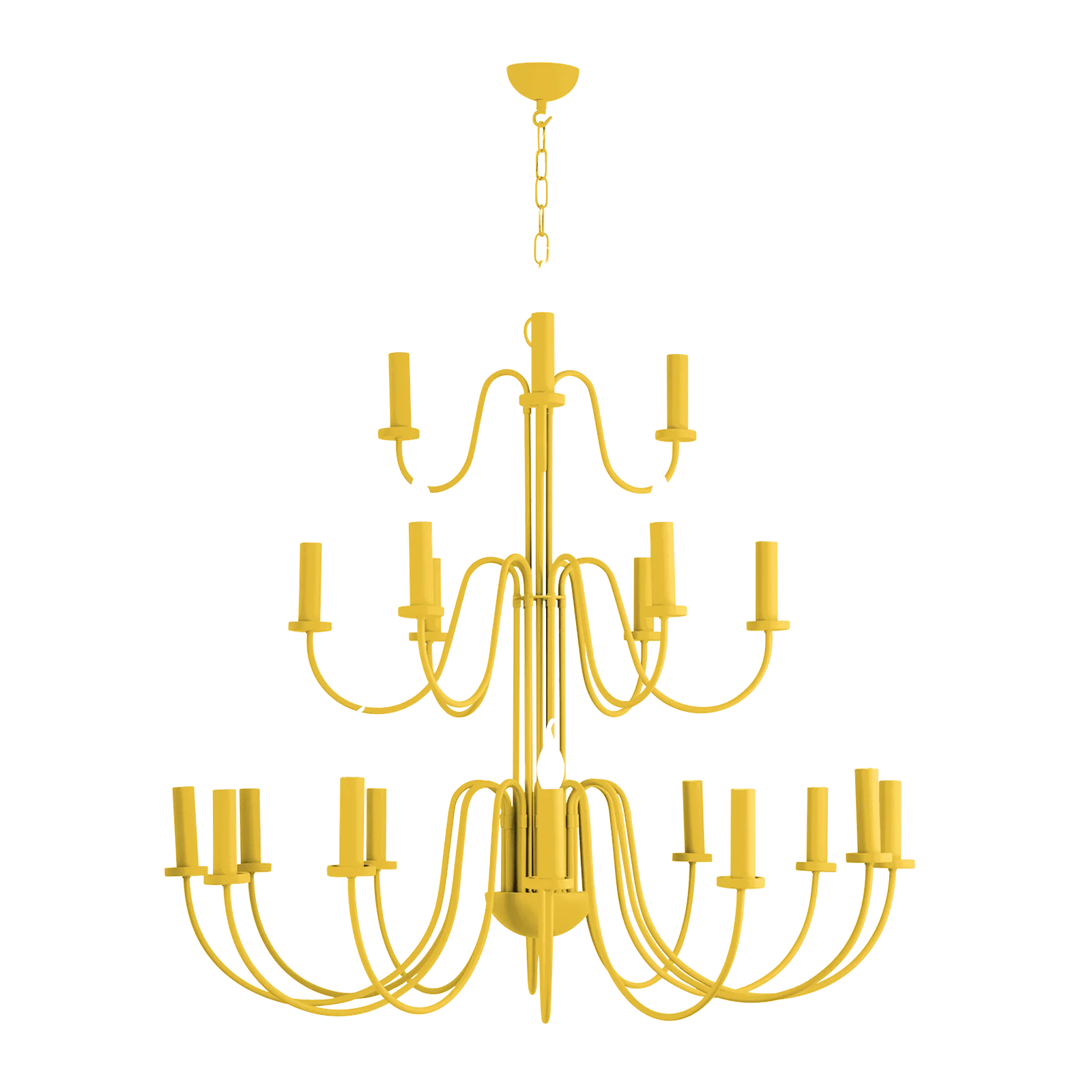 Pigalle 21 Light Armed Pendant Bespoke Fitting Only - Various Finishes - Image 17