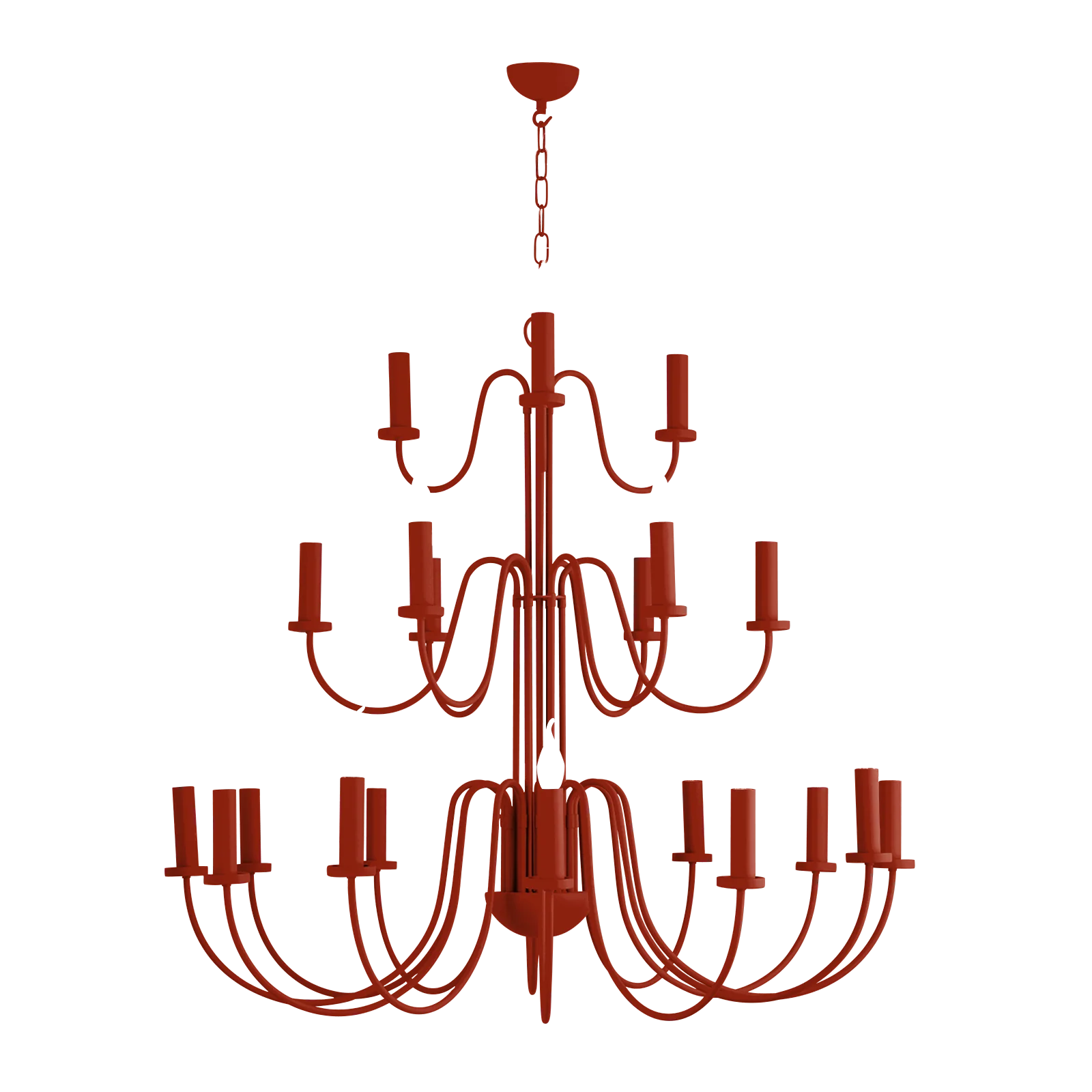 Pigalle 21 Light Armed Pendant Bespoke Fitting Only - Various Finishes - Image 18
