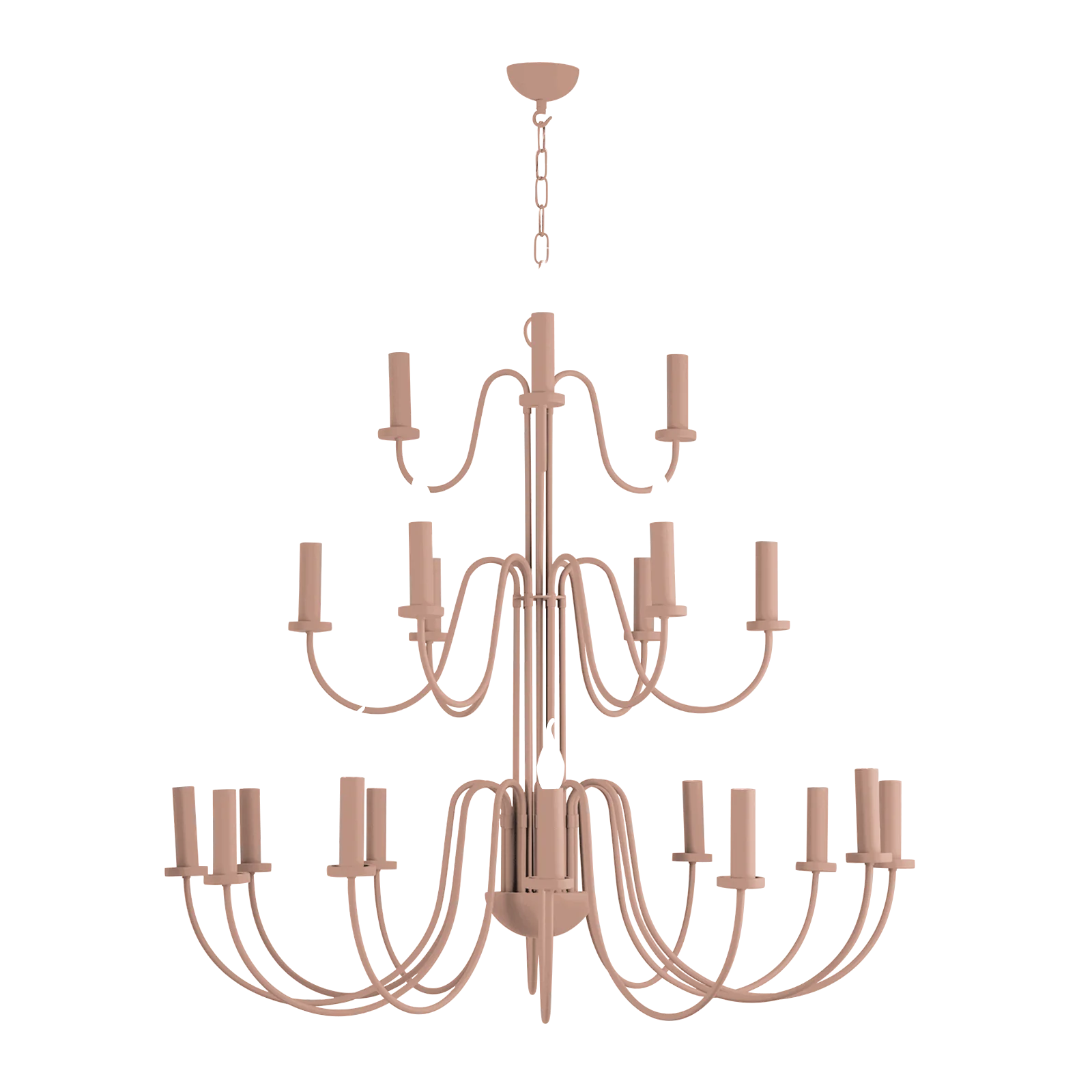 Pigalle 21 Light Armed Pendant Bespoke Fitting Only - Various Finishes - Image 2