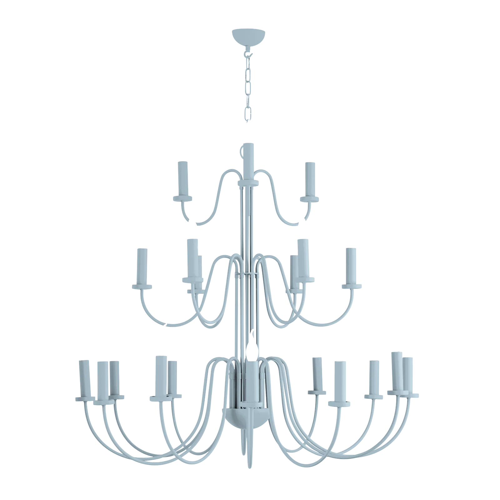 Pigalle 21 Light Armed Pendant Bespoke Fitting Only - Various Finishes - Image 21