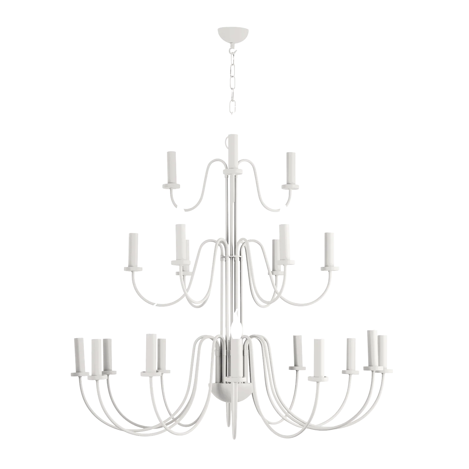 Pigalle 21 Light Armed Pendant Bespoke Fitting Only - Various Finishes - Image 4