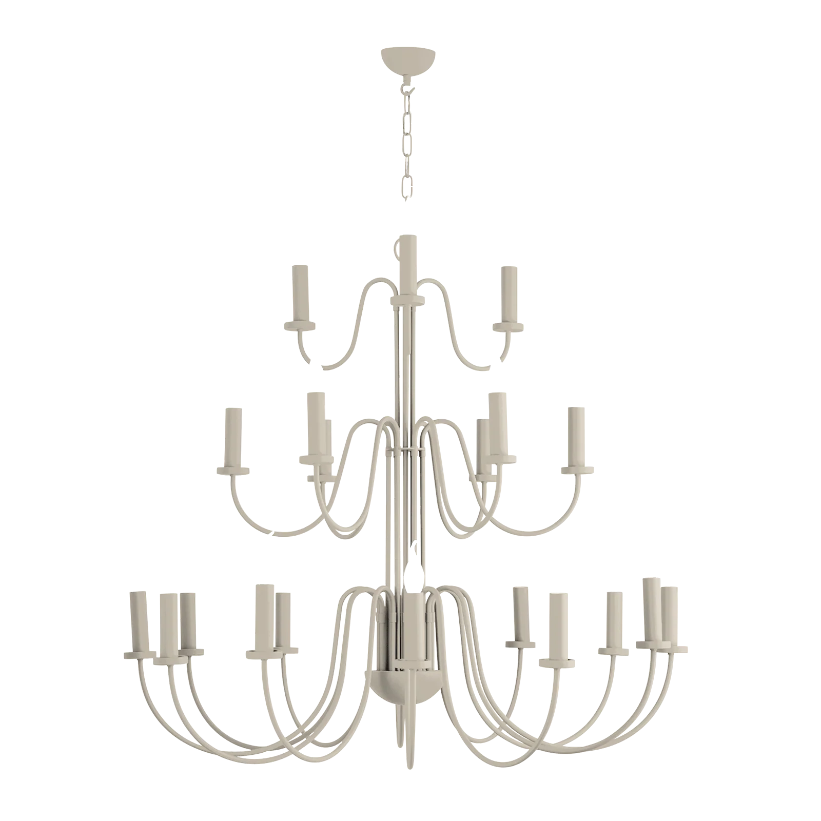 Pigalle 21 Light Armed Pendant Bespoke Fitting Only - Various Finishes - Image 6