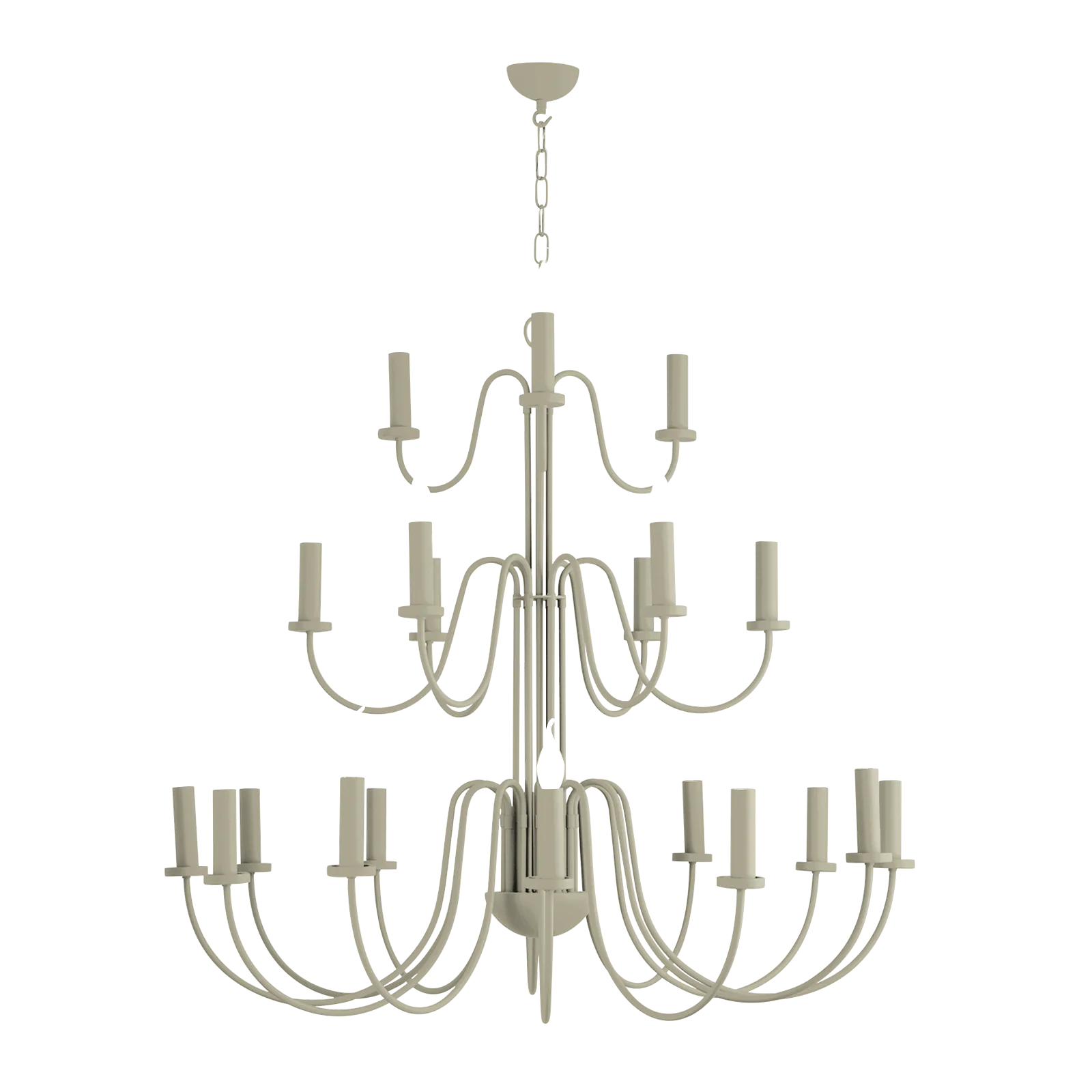 Pigalle 21 Light Armed Pendant Bespoke Fitting Only - Various Finishes - Image 7
