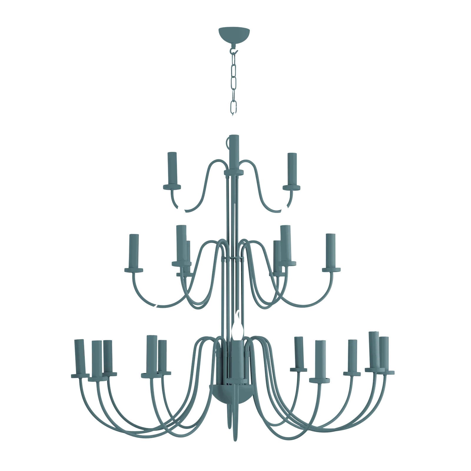 Pigalle 21 Light Armed Pendant Bespoke Fitting Only - Various Finishes - Image 8